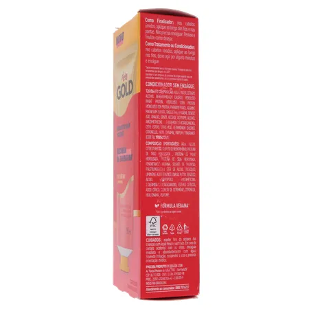 Recarga de Queratina Niely Gold Reconstrução Potente 80Ml 360-25