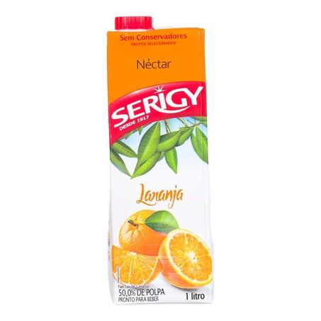 Suco nectar laranja serigy 1l