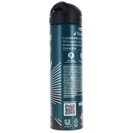Desodorante Aerosol Rexona Men Invisible 150ml 360-11
