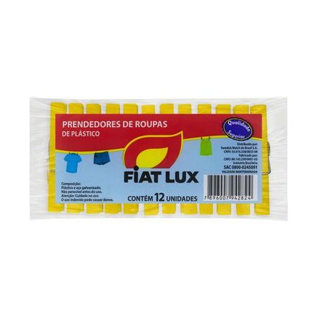 Prendedor fiat lux c/12