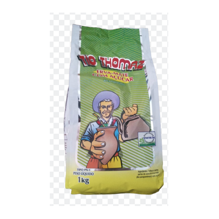 Erva mate com açúcar tio thomaz 1kg
