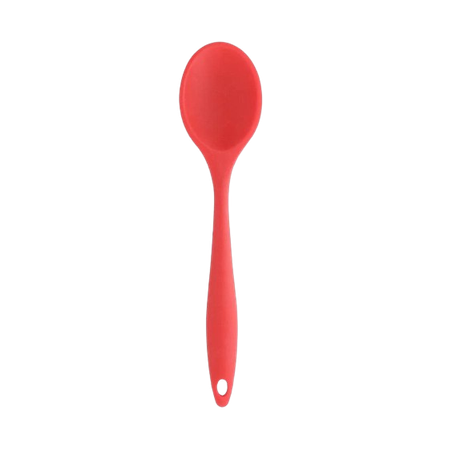 COLHER LYOR SILICONE 26,5X5,5CM VERMELHA UN