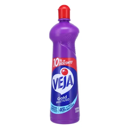 LIMPADOR MULTIUSO VEJA LAVANDA E ÁLCOOL 500ML 10% DE DESCONTO 360-1