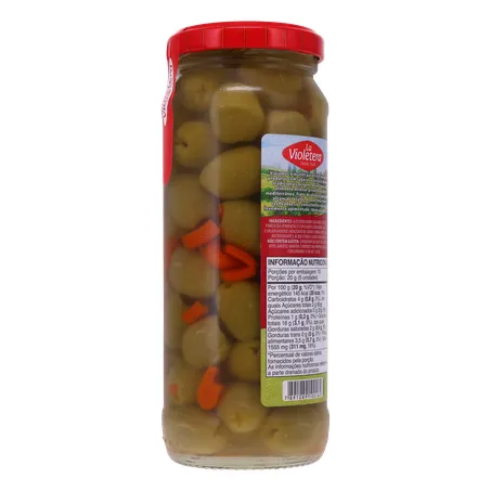 Azeitona Verde La Violetera Pasta de Pimentão Vidro 200G 360-23