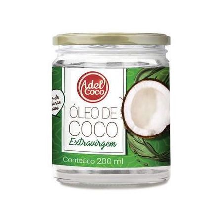 Óleo de Coco Adel Coco Extra Virgem 200ml | Machadão Atacadista