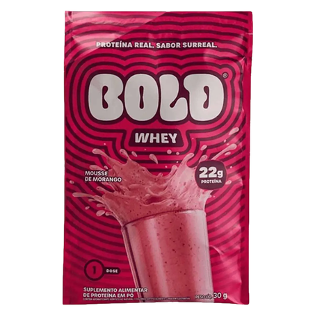 Suplemento bold whey mousse de morango 3