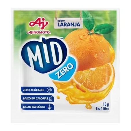 Refresco em Pó Fit Laranja 10G