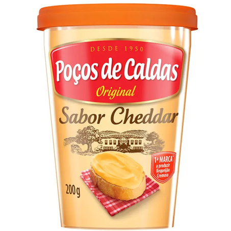 REQUEIJAO CREMOSO CHEDDAR PRESIDENT 200G