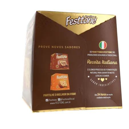 Panettone Festtone Premium Chocolate Belga 400g 360-7