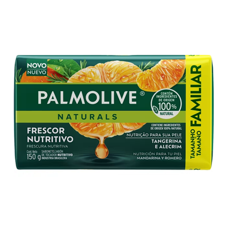 SABONETE PALMOLIVE FRESCOR TANGERINA/ALECRIM 150G