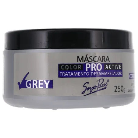 MÁSCARA CAPILAR SERGIO PARIS DESAMARELADOR PRO ACTIVE POTE 250G 360-34