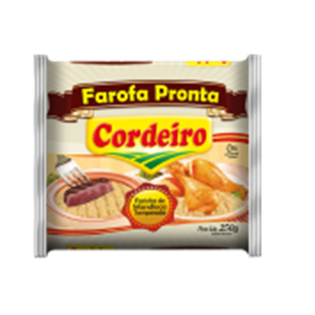 FARINHA DE MANDIOCA CORDEIRO 250G TEMPERADA