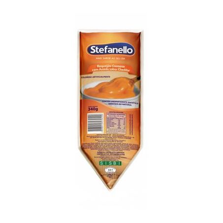 REQUEIJAO STEFANELLO 340G BISNAGA CHEDDAR