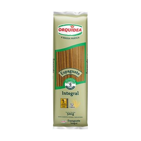 Macarrão Espaguete Integral Orquídea 500G