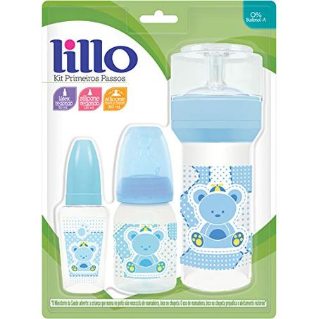 Kit Lillo Mam Primeiros Passos C/3 Azul Cod 604621
