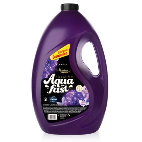 Amaciante roupa aqua fast magia roxo 5l