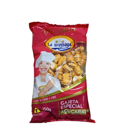 BISC LA URUGUAYA 250G GAJETA ACUCAR
