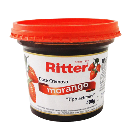 Doce Fruta Ritter Morango Pote 400g 
 