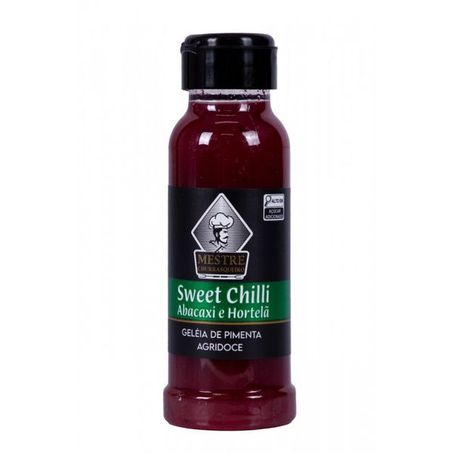 Geleia abacaxi sweet chili mestre churrasqueiro 300g