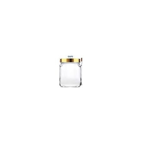 POTE C/TAMPA METALIZADA DOURADA 2.4L