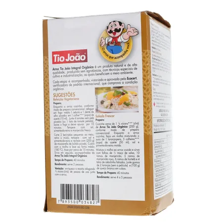 Arroz tio joao integral organico1kg 360-20