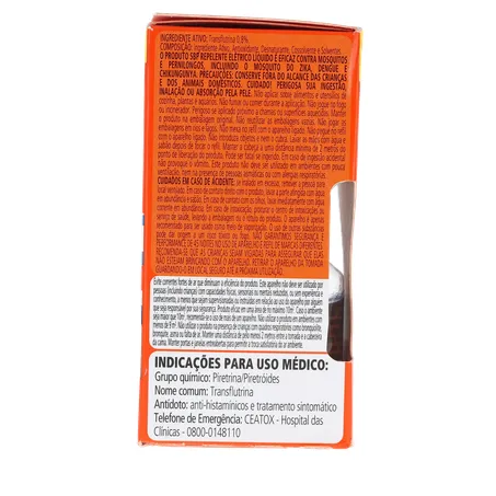 Inseticida Elétrico 45 Noite Sbp Mult Rf 35ml 360-27