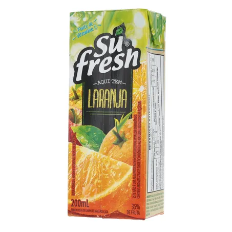 Suco de Laranja Sú Fresh 35% de Fruta Caixa 200ml 360-20