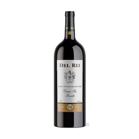 VINHO DEL REI 1LT BORDO TINTO DEMI SEC