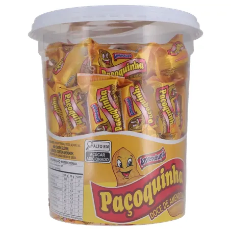 PACOCA AMENDUPA ROLHA EMBRULHADA POTE 1KG 360-16