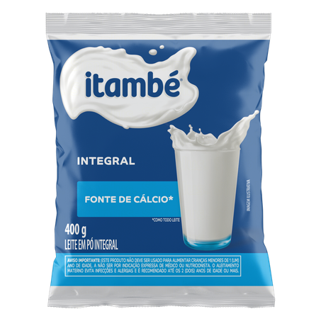 Leite po itambe 400g sache integral
