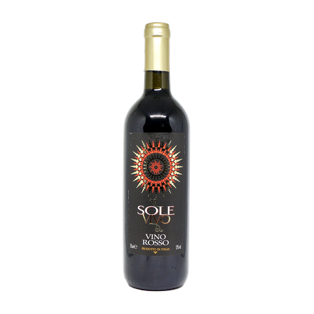Vinho Sole Vivo Tinto Meio Seco 750ml