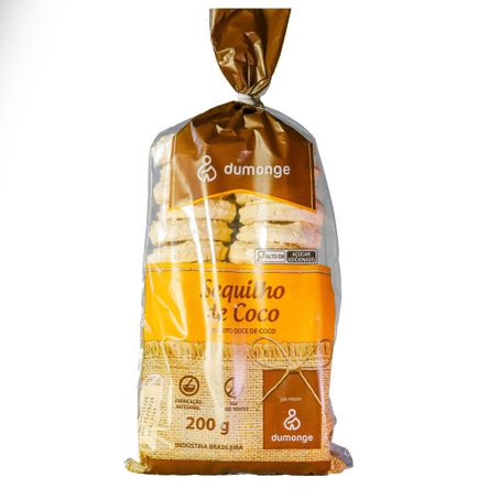 SEQUILHO DE COCO 200G DUMONGE