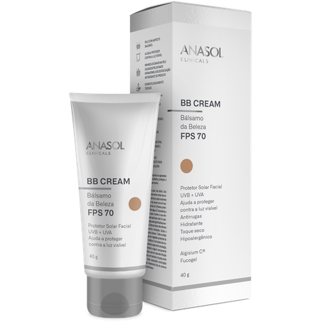 Protetor solar facial anasol bb cream bá