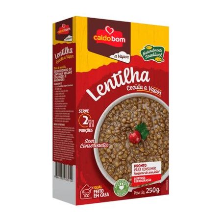 Lentilha Caldo Bom 250g Vapor 