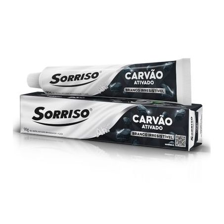 Creme dental sorriso carvao ativado branco 60g
