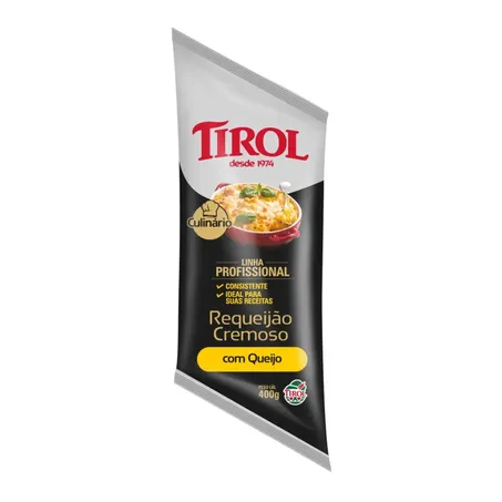 Requeijão Cremoso Tirol com Queijo Bisnaga 400G