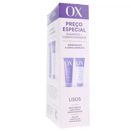 Kit shampoo ox 375ml+cond170ml lisos 360-25