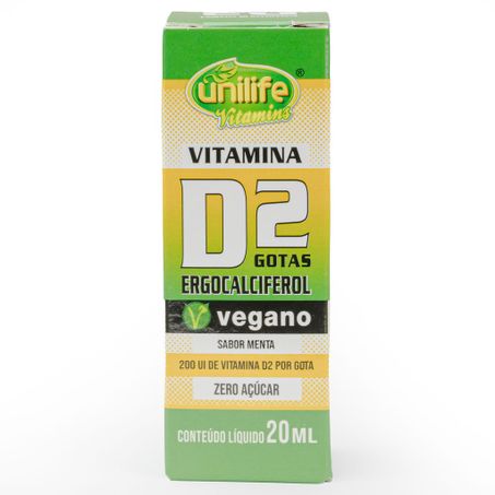 VITAMINA D2 ERGOCALCIFEROL GOTAS 20ML UNILIFE