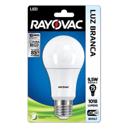 Lampada rayovac led bivolt brc 11w un
