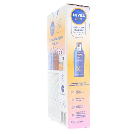 PROTETOR SOLAR NIVEA FPS 50 200ML GRÁTIS KIDS FPS 60 100ML 360-25