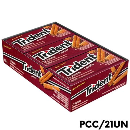 Chicle trident pcc/21un 5s canela