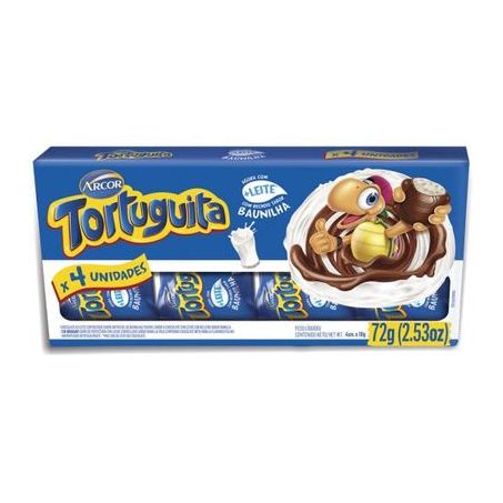 Chocolate Arcor Tortuguita Chocolate Branco 15.5G