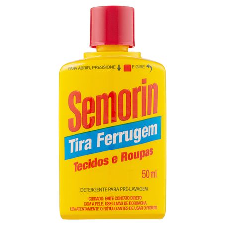 Tira-ferrugem tecidos e roupas semorin