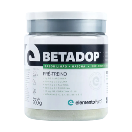 PRÉ-TREINO BETADOP LIMÃO ELEMENTO PURO