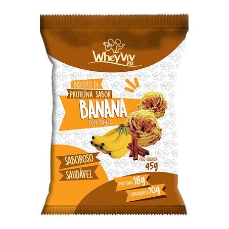 BISCOITO  WHEYVIV FIT BANANA 45G