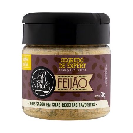 Tempero Pó Para Feijão Br Spices Segredo de Expert Pote 90G