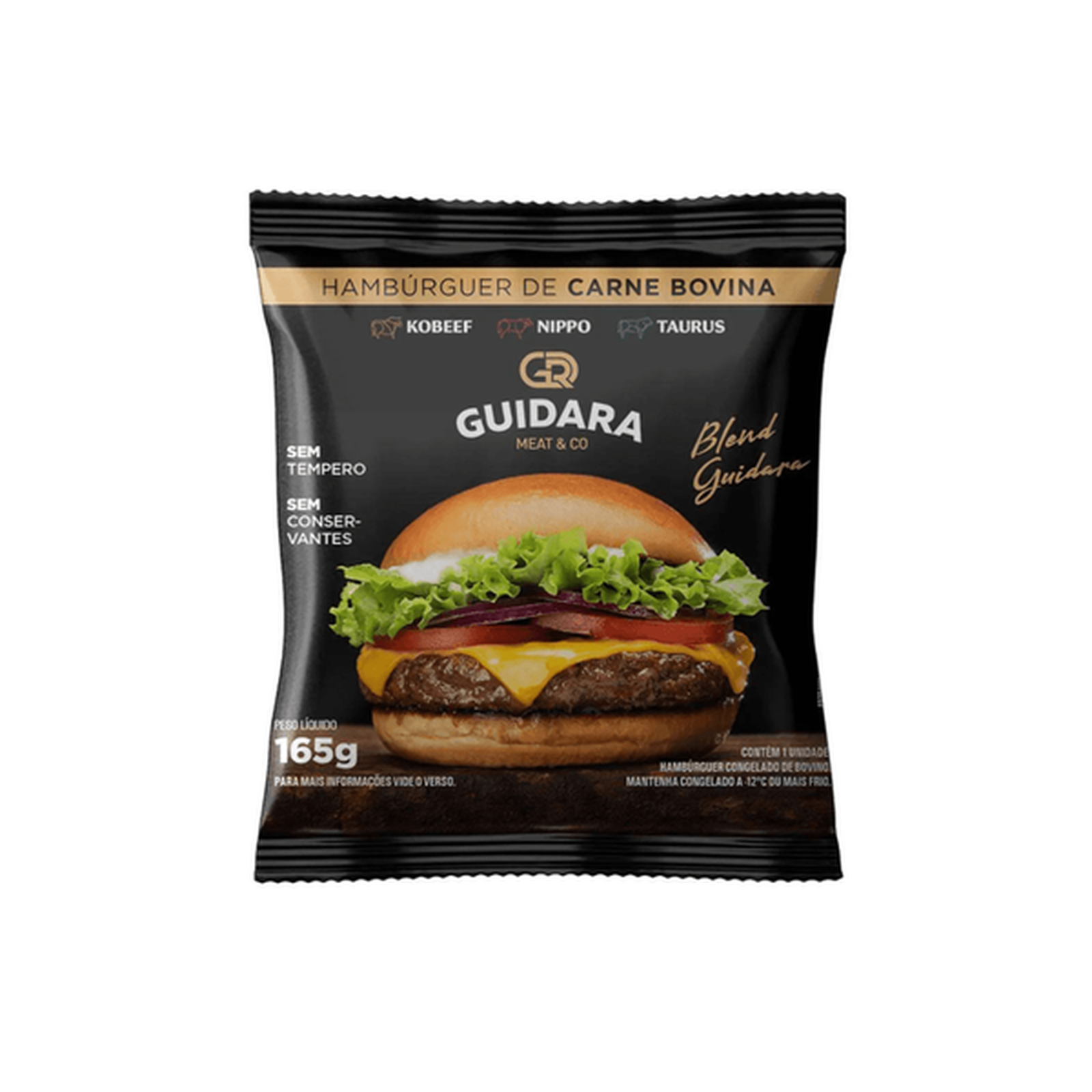 HAMBURGUER GUIDARA 165G