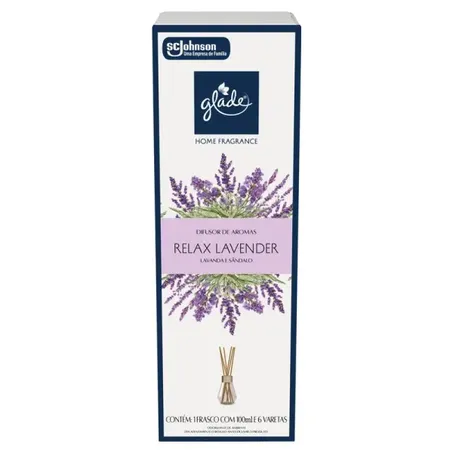 Difusor de aromas glade relax lavender 100ml