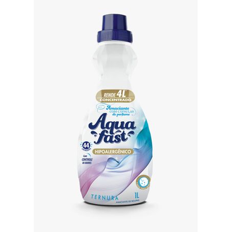 Amaciante Aquafast Ternura Concentrado 1 litro