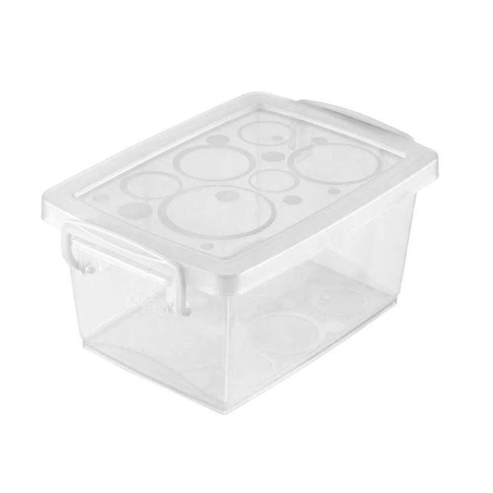 Caixa Organizadora Cristal com Trava Ordene 4L